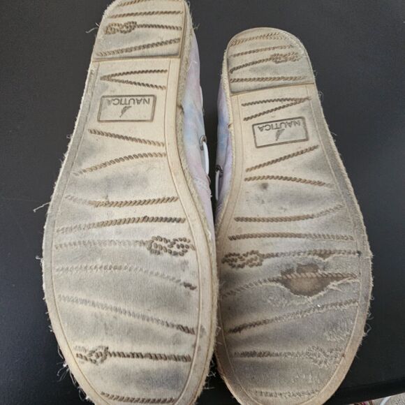 Nautica Tie Dye Rudder Espadrille Flats Women’s Size 8 Pink - Picture 9 of 11